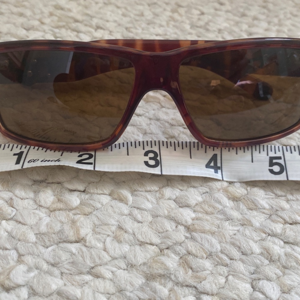 Calvin Klein Rectangular Brown Tortoise Polarized… - image 5